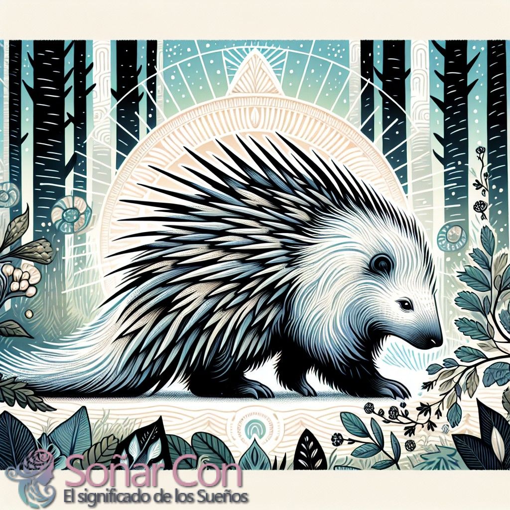 Significados de Puercoespín como Totem animal Imagen representativa basada en los Significados del Puercoespín como Tótem Animal y de acuerdo con su Tótem Animal
