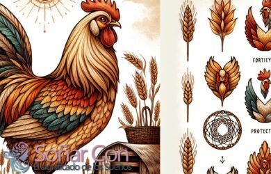 Imagen representativa basada en el Simbolismo del Tótem Animal Gallina y de acuerdo con su Tótem Animal