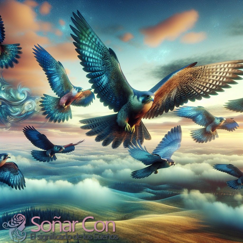 Soñar con Alcones Imagen representativa basada en Soñar con Halcones y acorde a tu Soñar con Animales y su significado