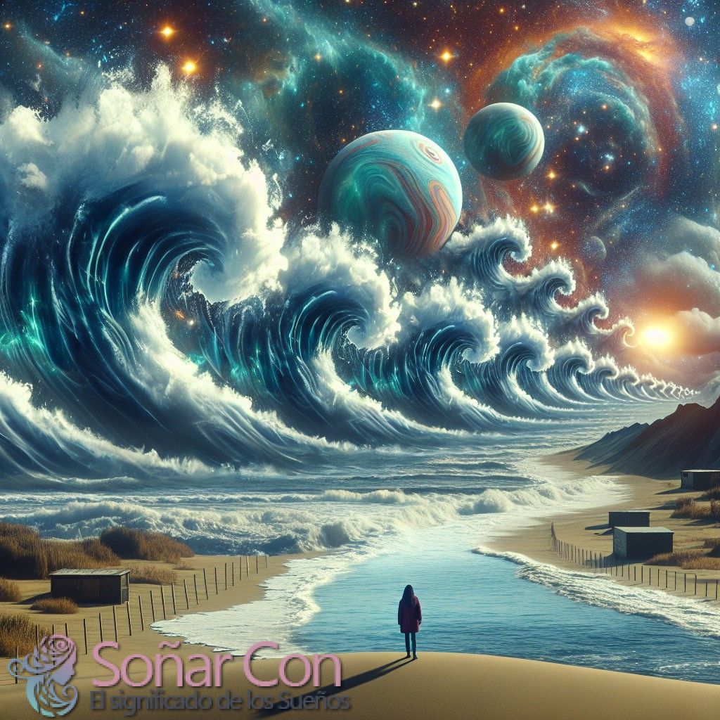 Imagen representativa basada en Soñar con Grandes Olas y de acuerdo con su Qué significa soñar con Lugares