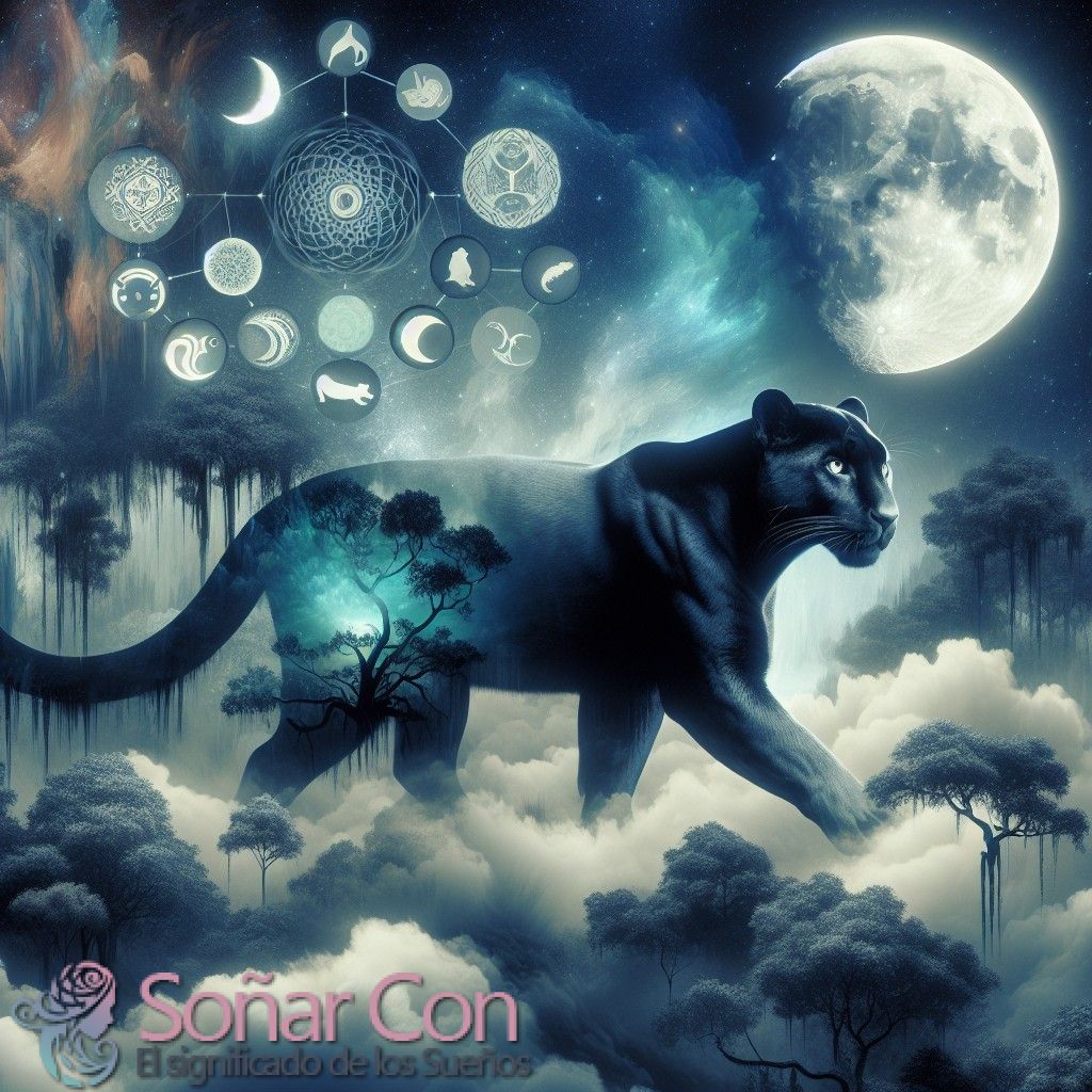 Tótem Pantera Negra / Simbolismo del felino Imagen representativa basada en Soñar con pantera, significado y simbolismo y de acuerdo con tu Soñar con Animales y su significado.