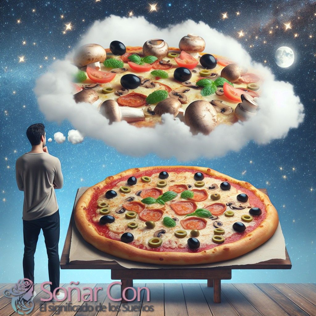 Soñar con Pizza y en concordancia con su Soñando con Objetos