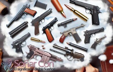Soñar con una Pistola o Arma y en concordancia con su Soñando con Objetos